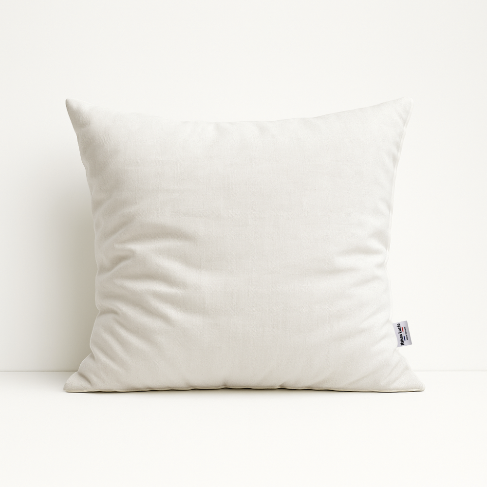 Oreiller 100% laine, housse en coton